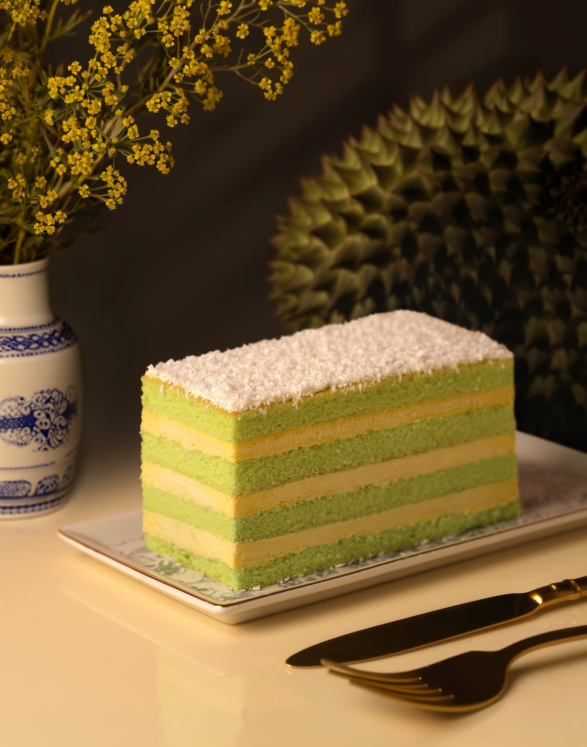 MSW Durian Pandan Cake