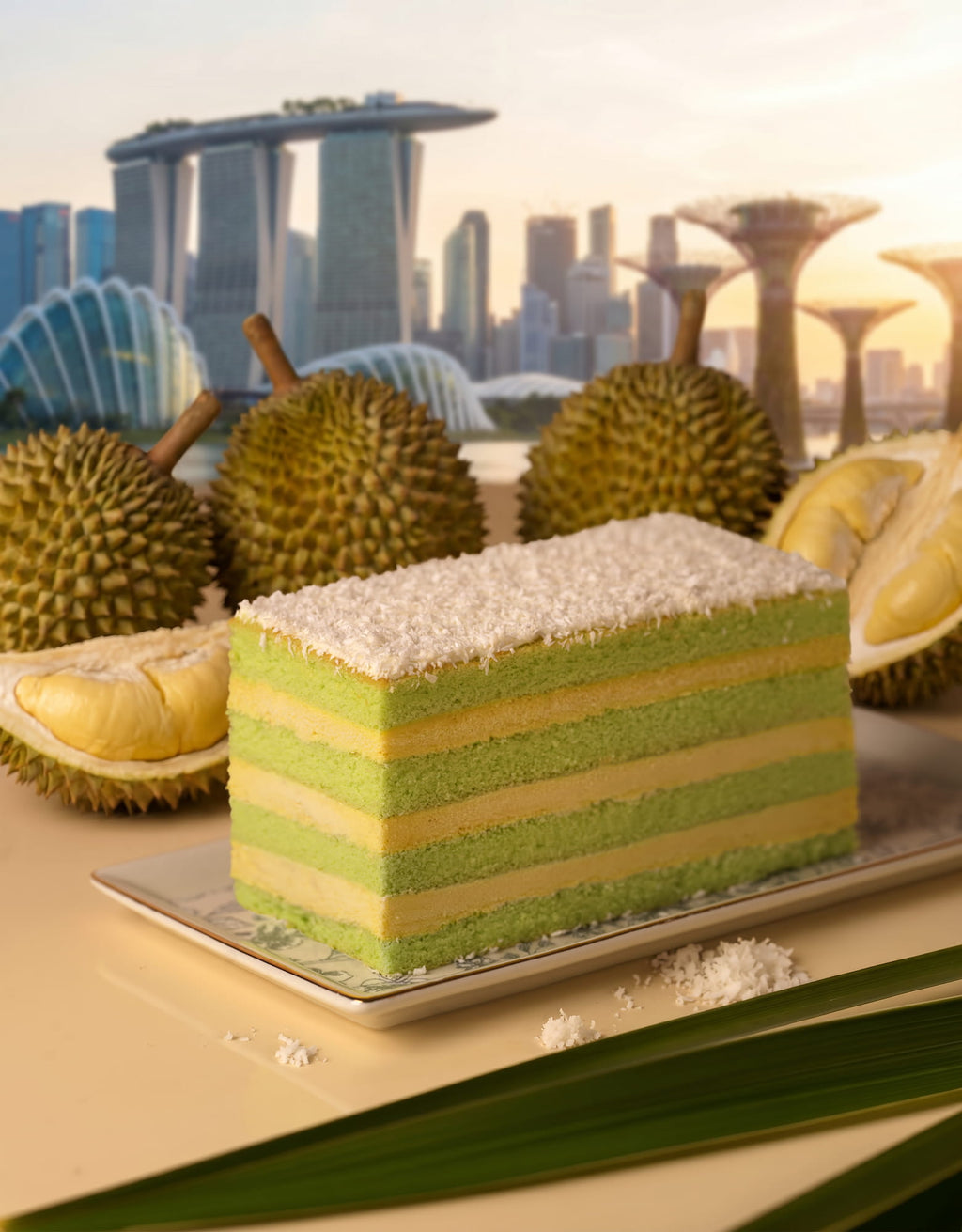 MSW Durian Pandan Cake